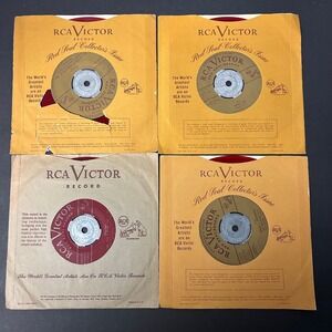 RCA Victor Red Seal Collector's Issue 45 RPM Records Lot 8 Red Vinyl Classical